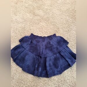 Aerie Rock n Ruffle skirt - size small - color blue